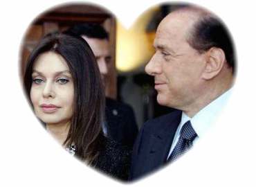 Berlusconi & wife